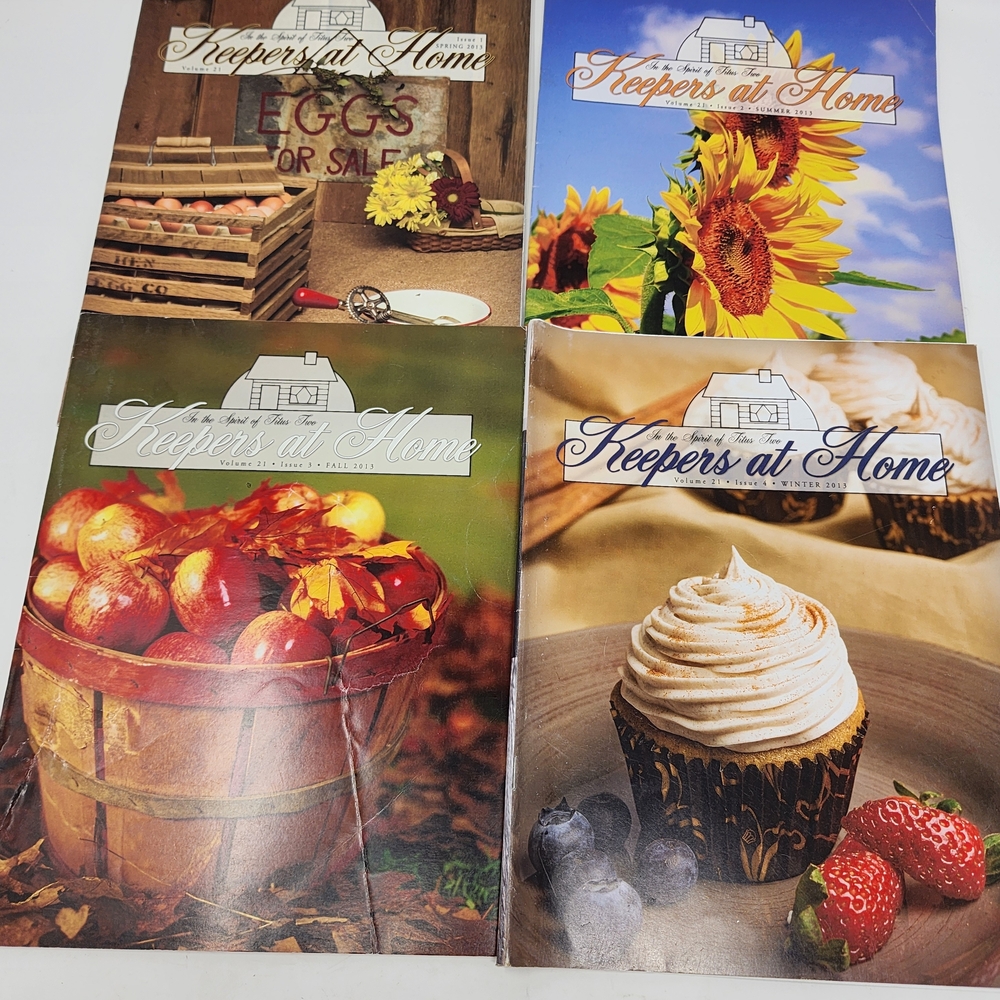 Keepers At Home Magazine 2013 Set Of 4